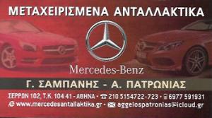 Λογότυπο Σαμπάνης Πατρώνιας Μεταχειρισμένα Ανταλλακτικά