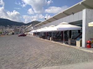 Seaside sports cafe